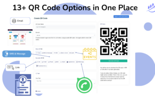 Easy QR code generator, super cost effectuve, 13 QR codes types